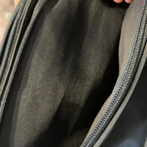 NWOT Vintage The Filer New York Organizer Dark Blue Purse Shoulder Straps - Picture 13 of 14